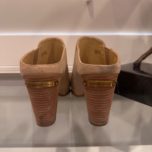 Michael Kors Camel Mules Booties - Picture 4 of 5